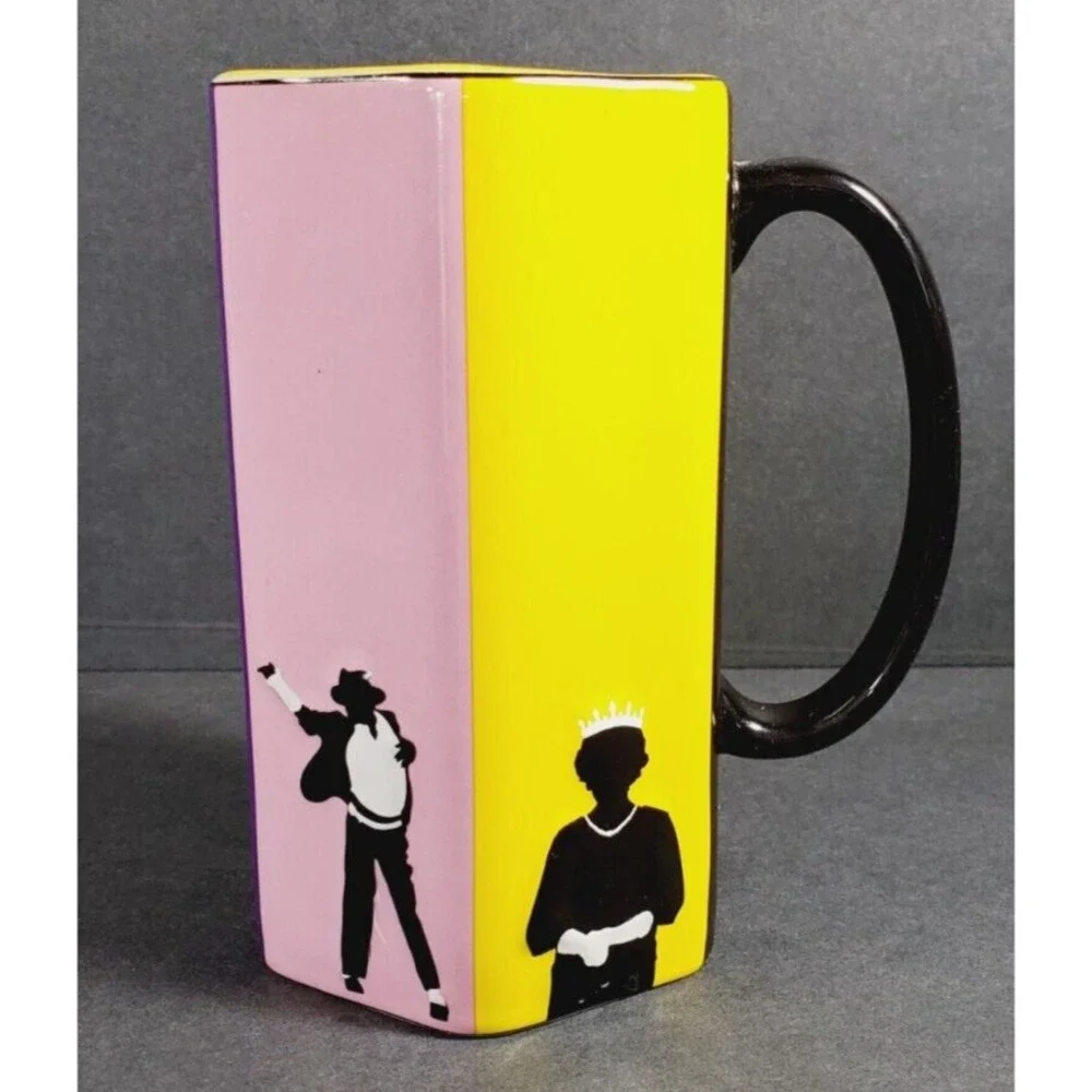 Madame Tussaud's Wax Museum Embossed Colorblocked Hexagon Coffee Mug 2010